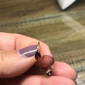 Garnet earrings